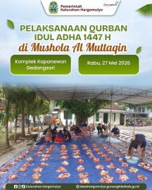 PELAKSANAAN QURBAN IDUL ADHA 1447 DI MUSHOLA AL MUTTAQIN BERJALAN DENGAN TERTIB DAN LANCAR